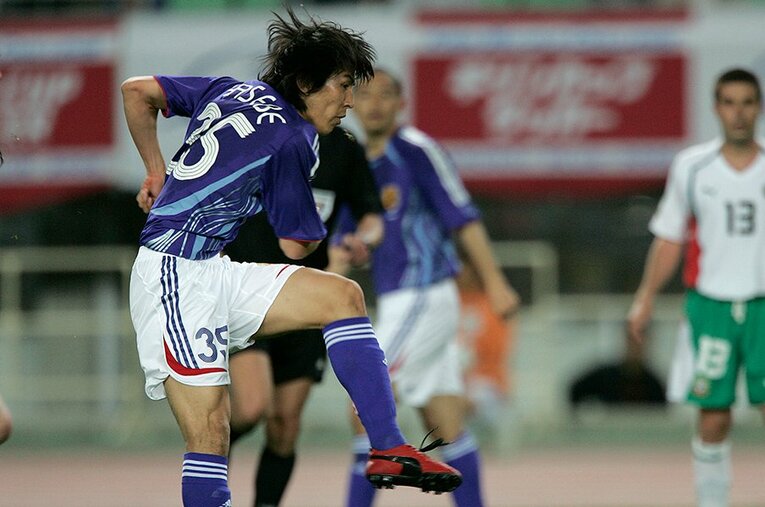 2006年の長谷部誠　©Sports Graphic Number