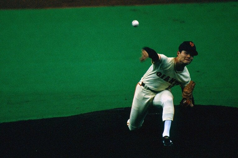 巨人で現役時代の桑田©Makoto Kenmizaki