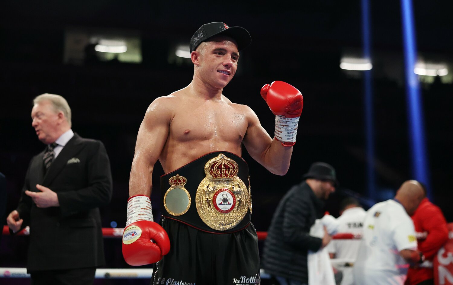 157cmとフェザー級の中でも小柄なボールだが、そのパンチ力は折り紙付きだ　©Getty Images