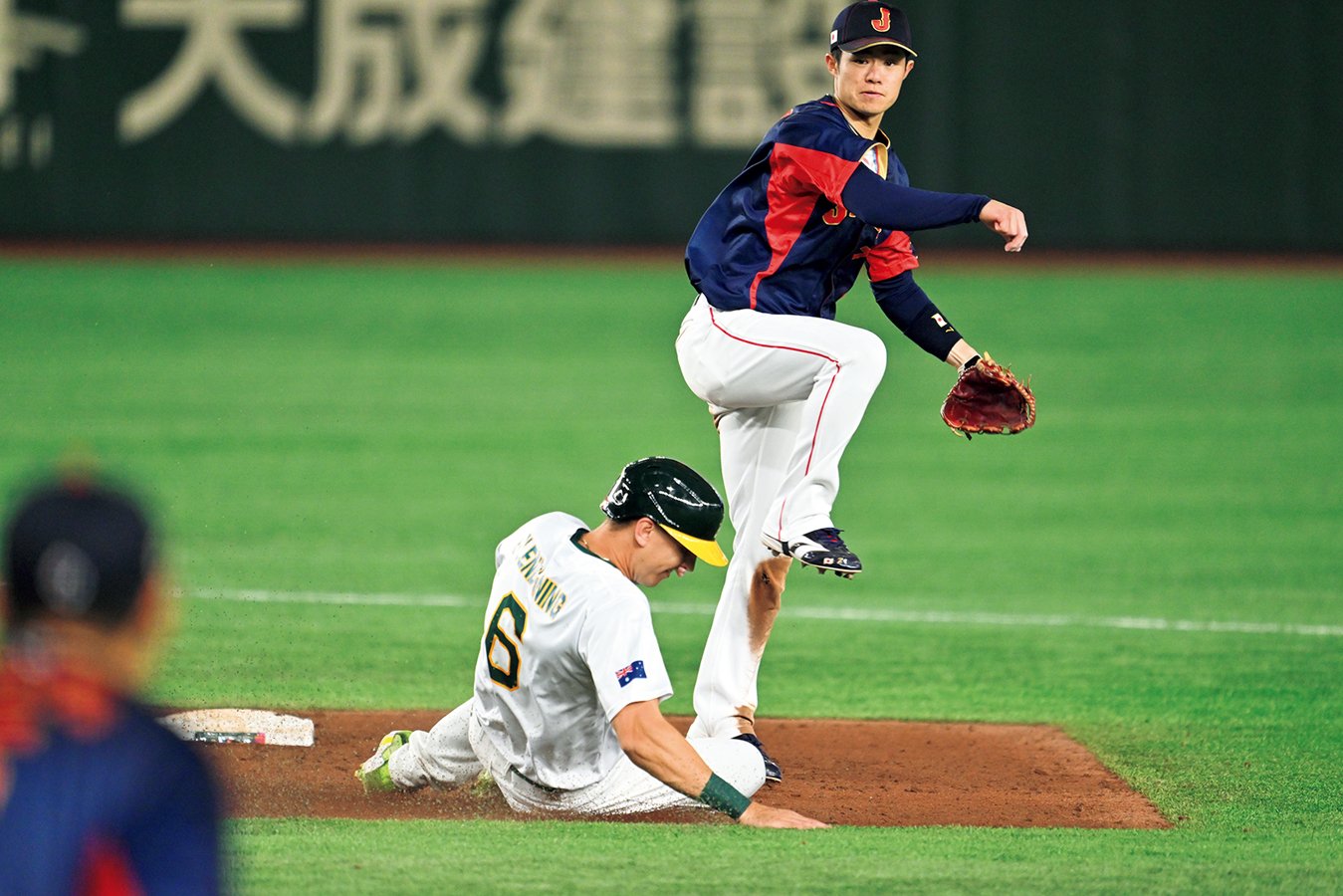 源田の離脱中に、見事ショートの穴を埋めた中野　©︎Naoya Sanuki