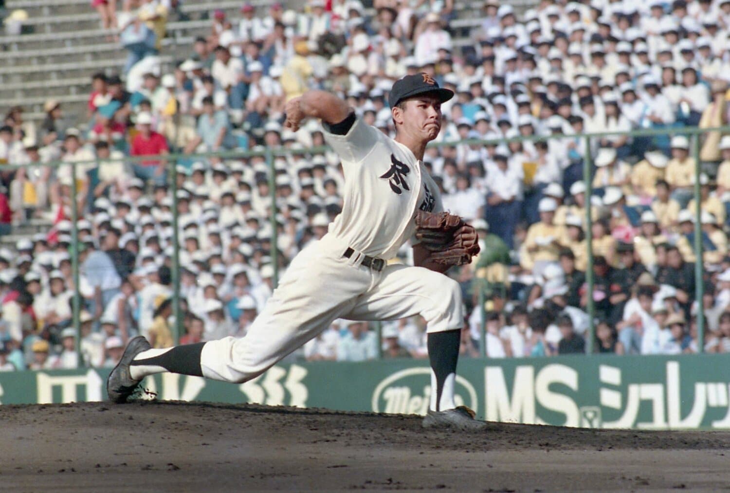 尽誠学園高時代の伊良部秀輝（写真は高3夏）　©︎Sankei Shimbun