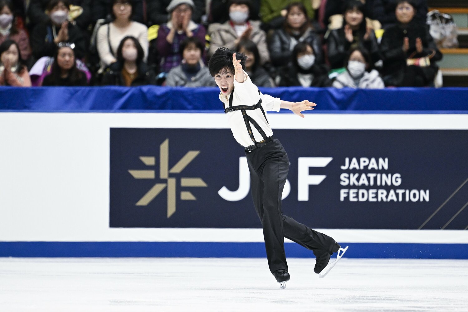 昨年の全日本選手権で4位となった三浦佳生の演技 ©︎Asami Enomoto