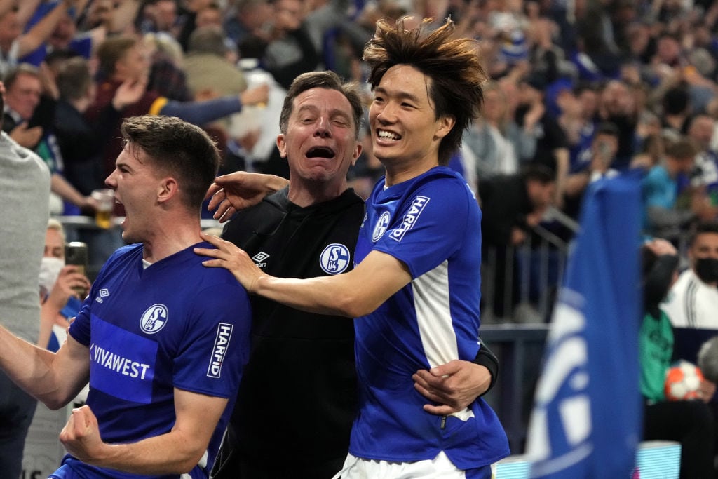 昇格を決めて大喜びの板倉　©Getty Images