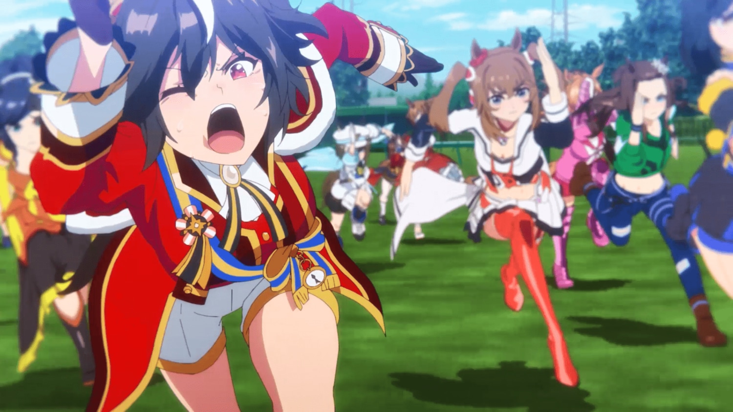 新しい勝負服で挑んだキタサンブラック　©2023 アニメ「ウマ娘 プリティーダービー Season 3」製作委員会