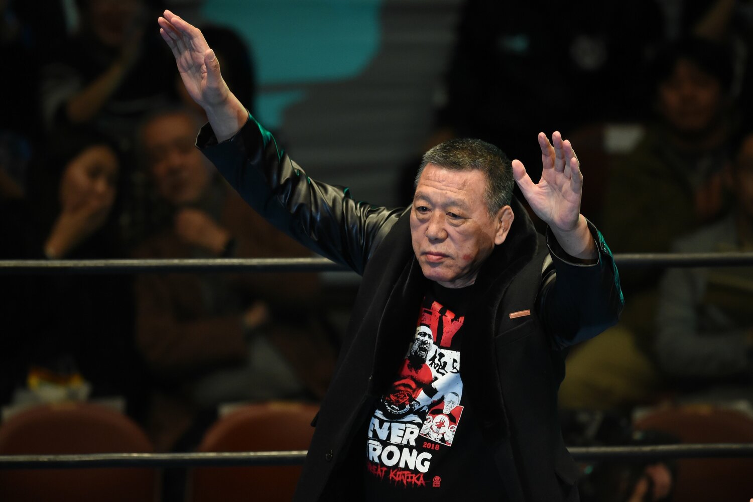 2019年2月、ジャイアント馬場没後20年追善興行のリングに上がった小鹿