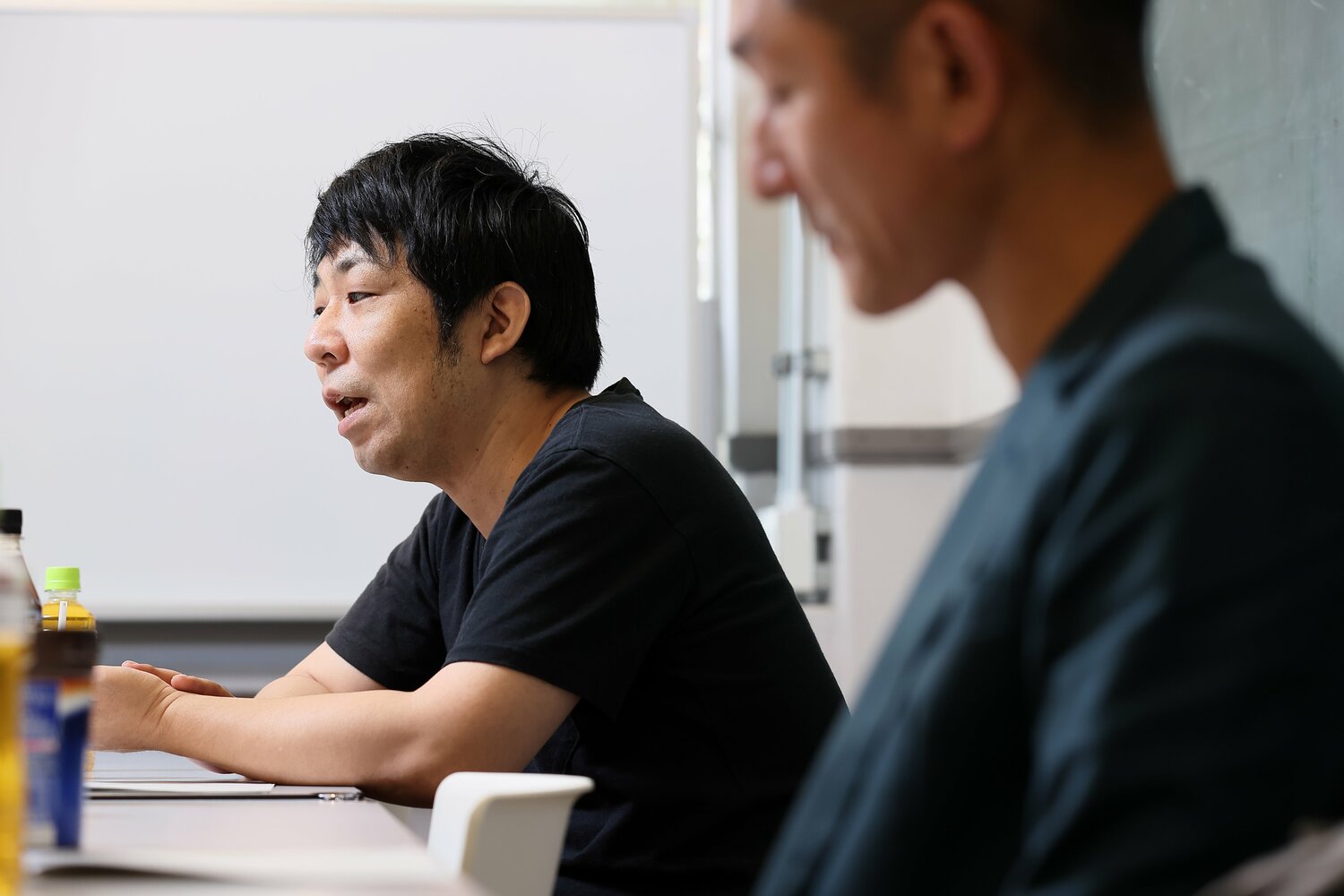 パンクブーブーの佐藤哲夫さん（ボケ担当）。2009年M-1チャンピオン。初の決勝進出で優勝を果たした ©Shigeki Yamamoto