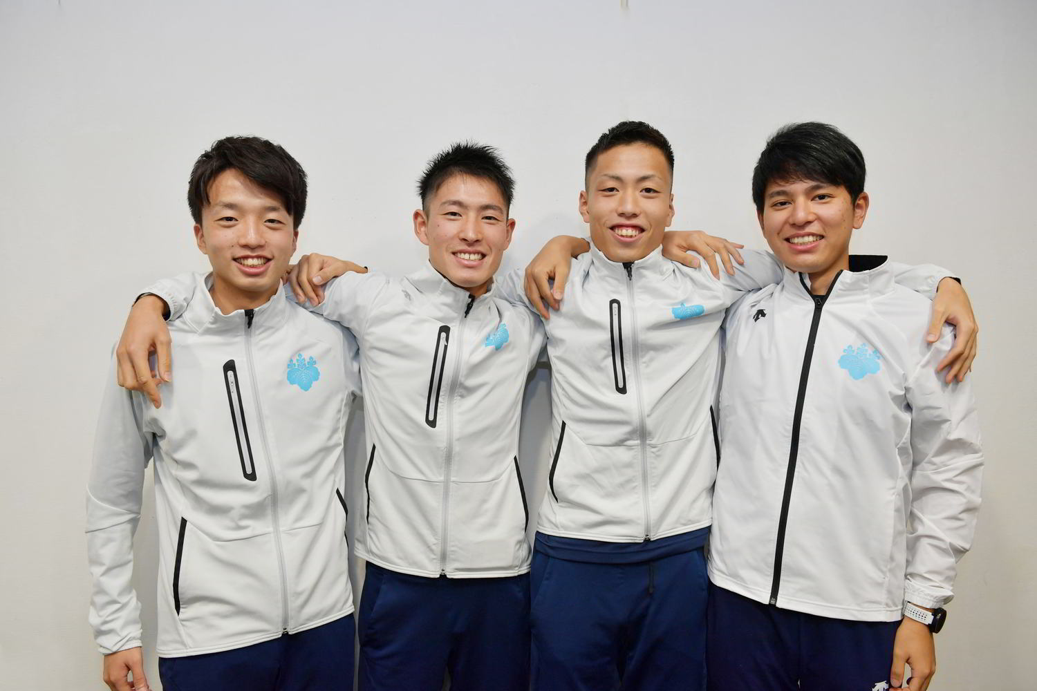 左から猿橋、大土手、西、上迫。春からはそれぞれの道を歩んでいく