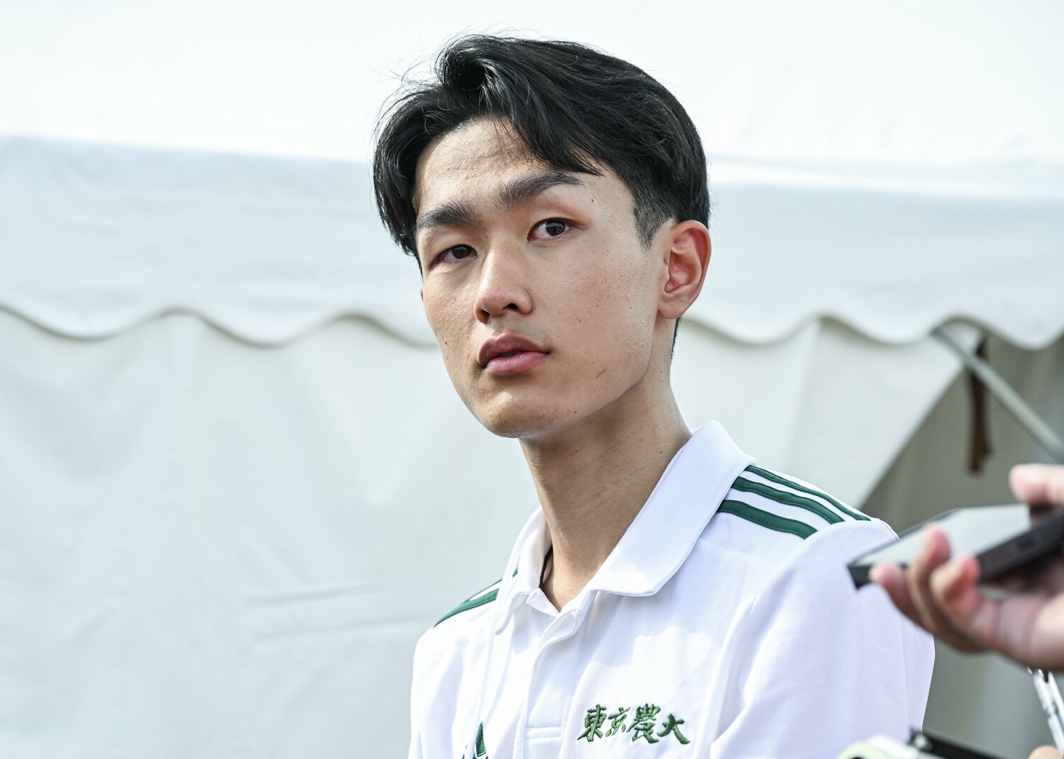 昨年は日本人1位の好走を見せたが今年はメンバーから外れた東農大の前田　©Nanae Suzuki