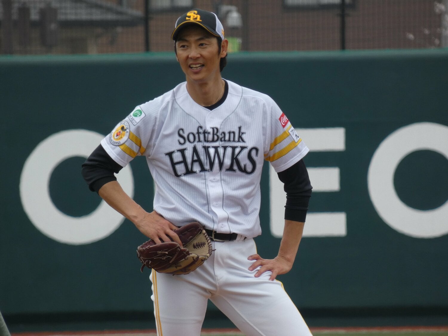 博多駅までは地下鉄、ファーム本拠地のある筑後市へ新幹線で通っている　©Kotaro Tajiri