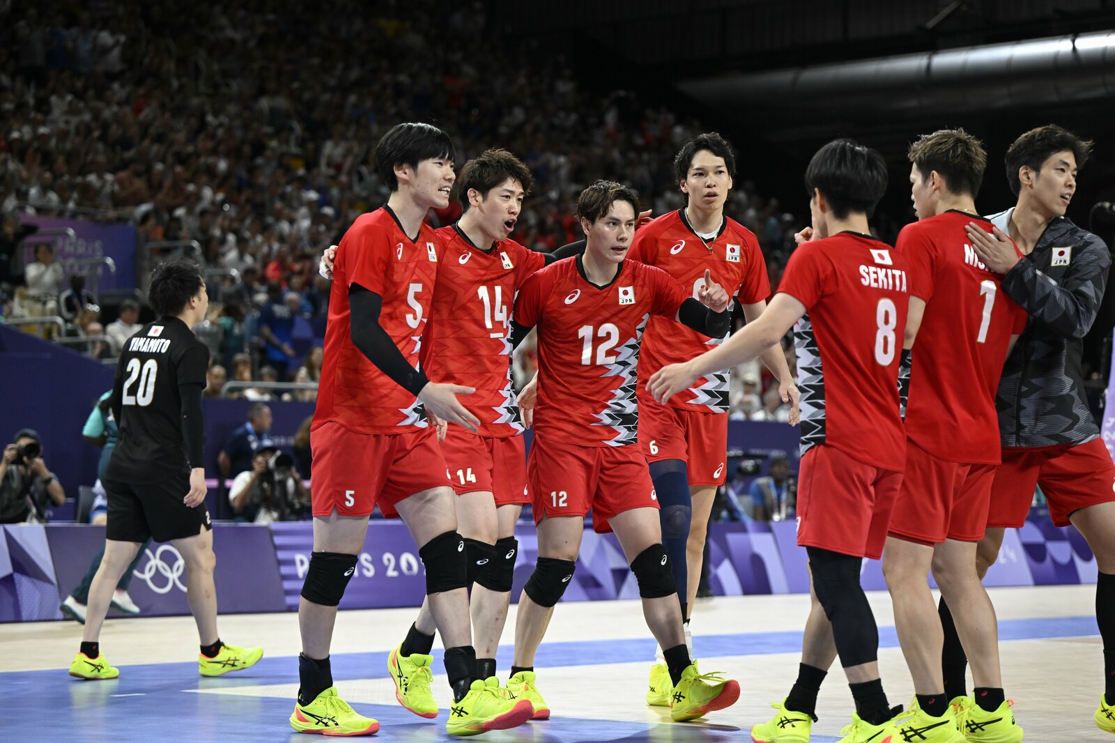 パリ五輪イタリア戦での大塚達宣選手 JJMPA
