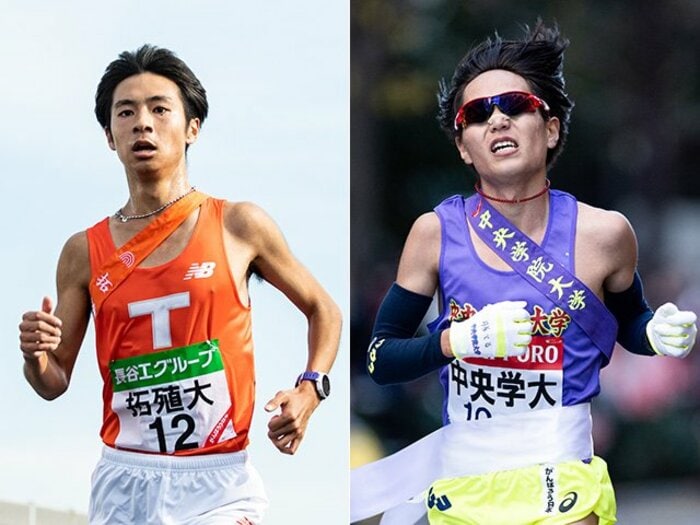 同校初の3年連続シード権を狙う拓殖大学。中央学院大学は悔しい昨季の雪辱を期す。＜Number Web＞ photograph by Nanae Suzuki / Yuki Suenaga