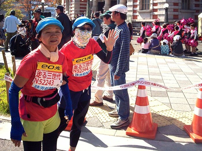 女三代、ついに本番の大阪マラソン。まさかの結果、そして驚きの発言が!<Number Web> photograph by Aya Nakajima