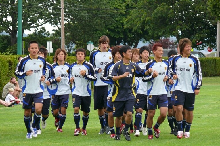 2007年U-20日本代表、森保一 ／ photograph by Takahito Ando