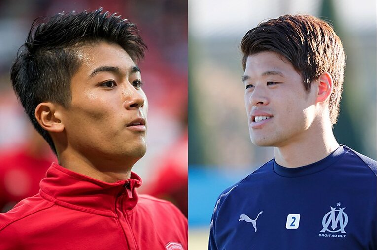 オランダでのデビュー戦でさっそく初ゴールの中村敬斗やマルセイユで主力の酒井宏樹。若手、中堅、ベテランともに海外組から目を離せない。 ／ photograph by Getty Images