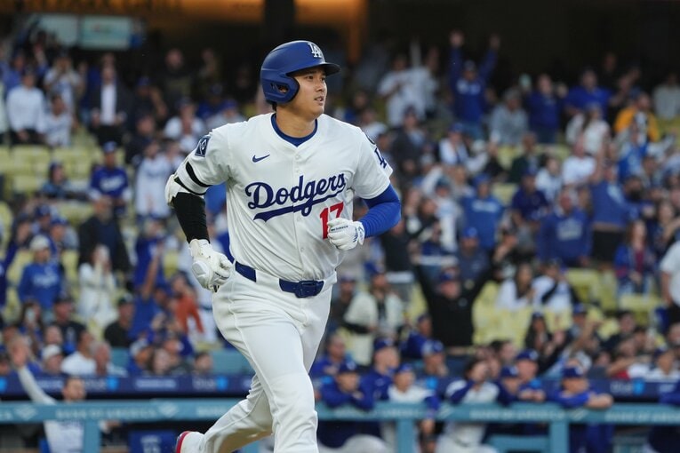 大谷翔平の先頭打者ホームラン　©︎Shizuka Minami