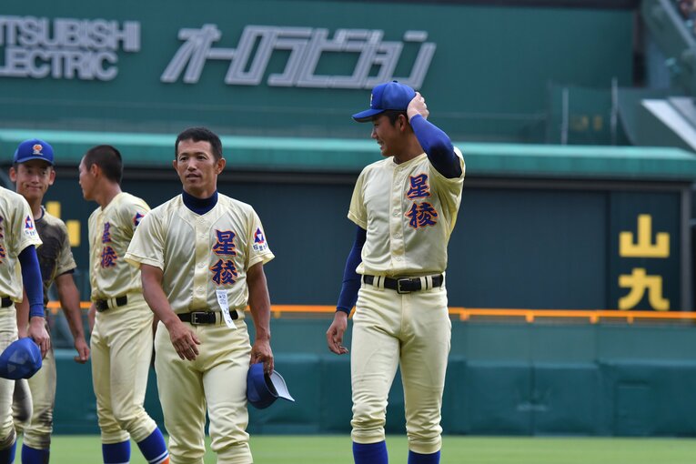 2019年夏の甲子園決勝、履正社戦で敗れた奥川　©︎Hideki Sugiyama