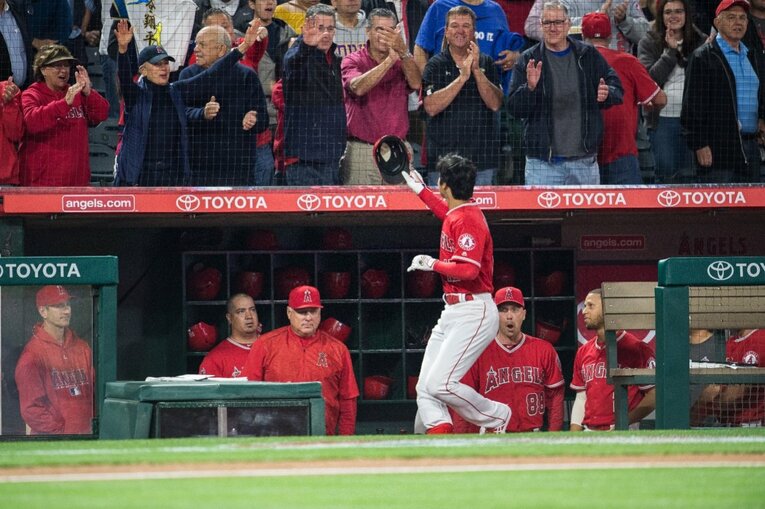 メジャー1号本塁打　©Nanae Suzuki