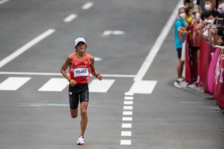 東京五輪、マラソンで6位入賞を果たした大迫傑　©︎Nanae Suzuki/JMPA