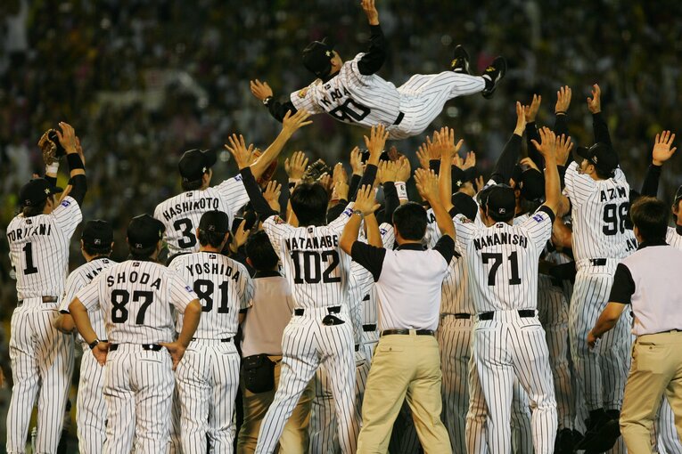 2005年、セ・リーグ優勝　　©︎Koji Asakura