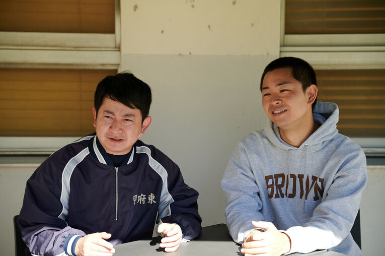 大原優一（左）と原田吉洋（右） ©Ichisei Hiramatsu