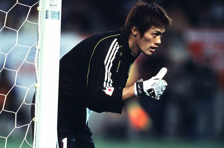 2002年の楢崎正剛　©Sports Graphic Number