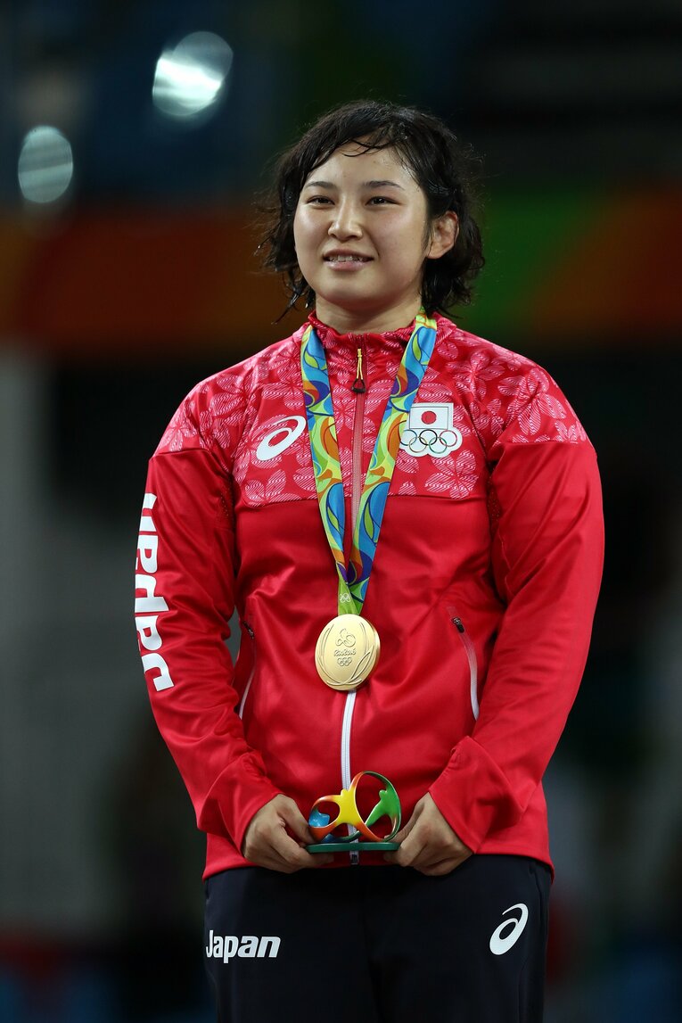 リオデジャネイロオリンピック女子69kg級で金メダルを獲得した土性沙羅は、9月28日に結婚を発表した　©Getty Images