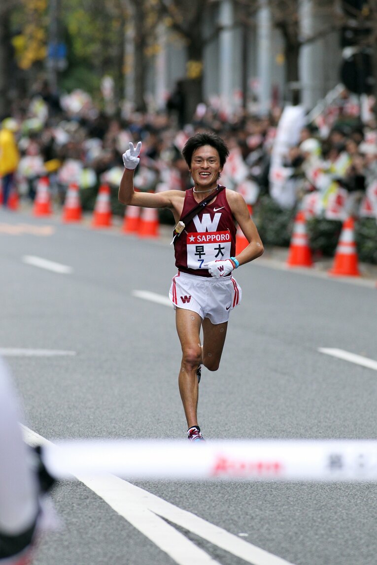 早稲田大10区・中島賢士（2011年）©︎Shigeki Yamamoto