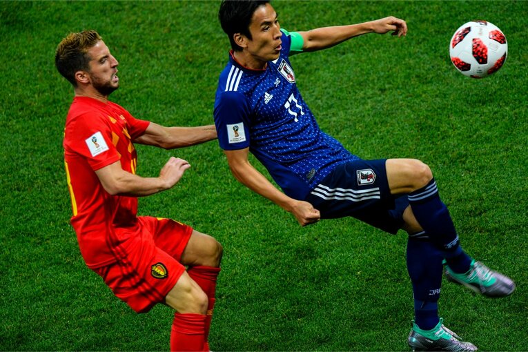 【長谷部誠の輝かしいキャリア】ロシアW杯ベルギー戦　©Takuya Sugiyama