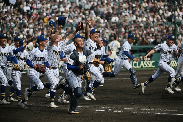 【2024年撮影】健大高崎が優勝の瞬間　©Hideki Sugiyama