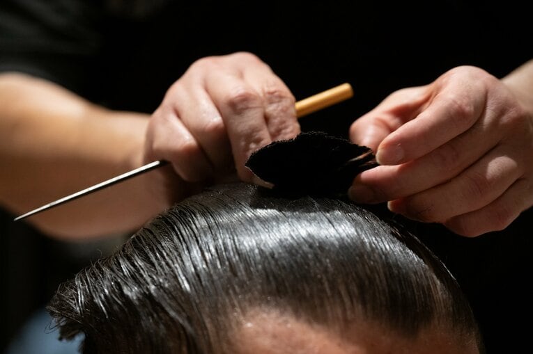 越ノ龍（45歳）断髪式【追加写真】　©Miki Fukano