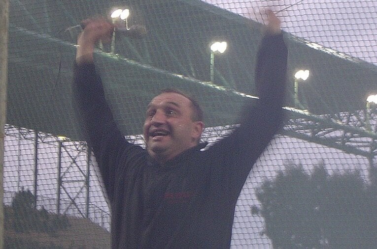 レッジーナの伝説のリーダー、カルミネ。彼のような男でなければ、ウルトラスは機能しなかったのだろう。 ／ photograph by Takashi Yuge