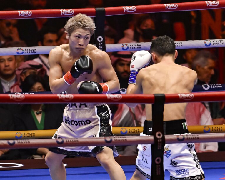 ピカソと向き合う井上尚弥　©Hiroaki Finito Yamaguchi