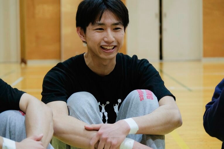 今季、副将を務めた今村。高校時代はハンドボール部　©Wataru Sato