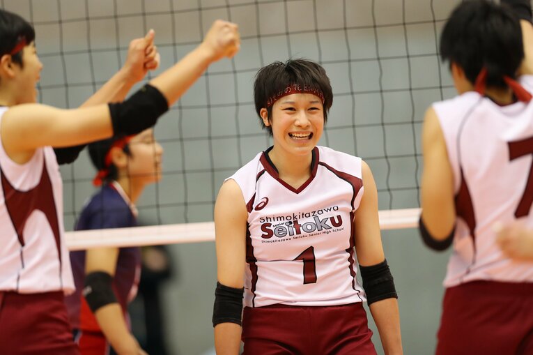 高校時代の石川真佑（2018年1月）©︎Yohei Osada/AFLO SPORT