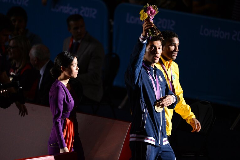 2012年のロンドン五輪で金メダルを獲得して約10年。村田諒太はついに自身が望んでいたビッグマッチにこぎ着けた　©JMPA