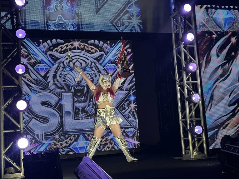 スターライト・キッドvs吏南　©Norihiro Hashimoto