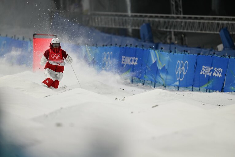 男子モーグルの堀島行真　©Naoya Sanuki/JMPA