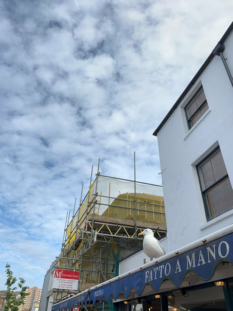 オシャレなブライトンの町並み　©Yoichi Igawa　