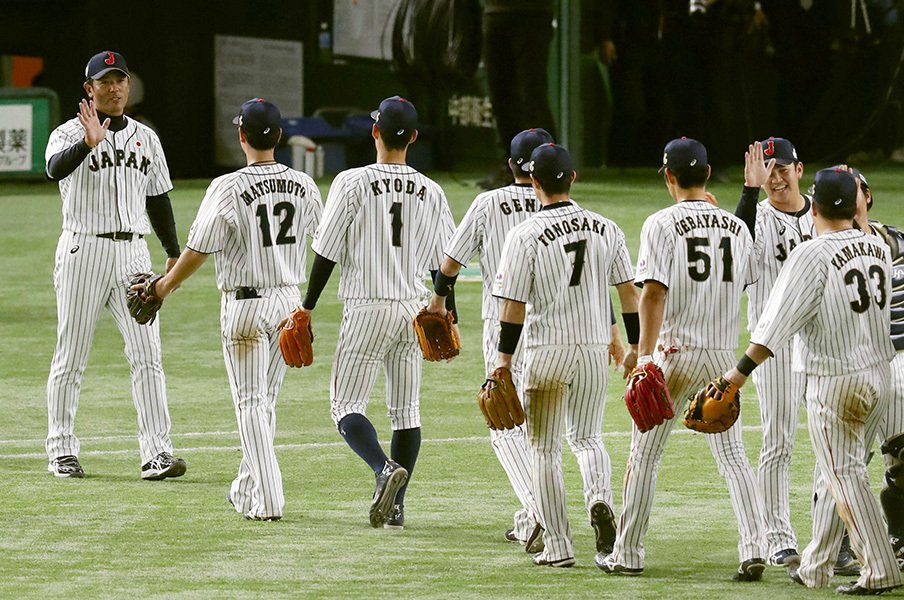 稲葉ジャパンが作った「右足の掟」。いつもより1歩リードを広げた理由。<Number Web> photograph by Kyodo News