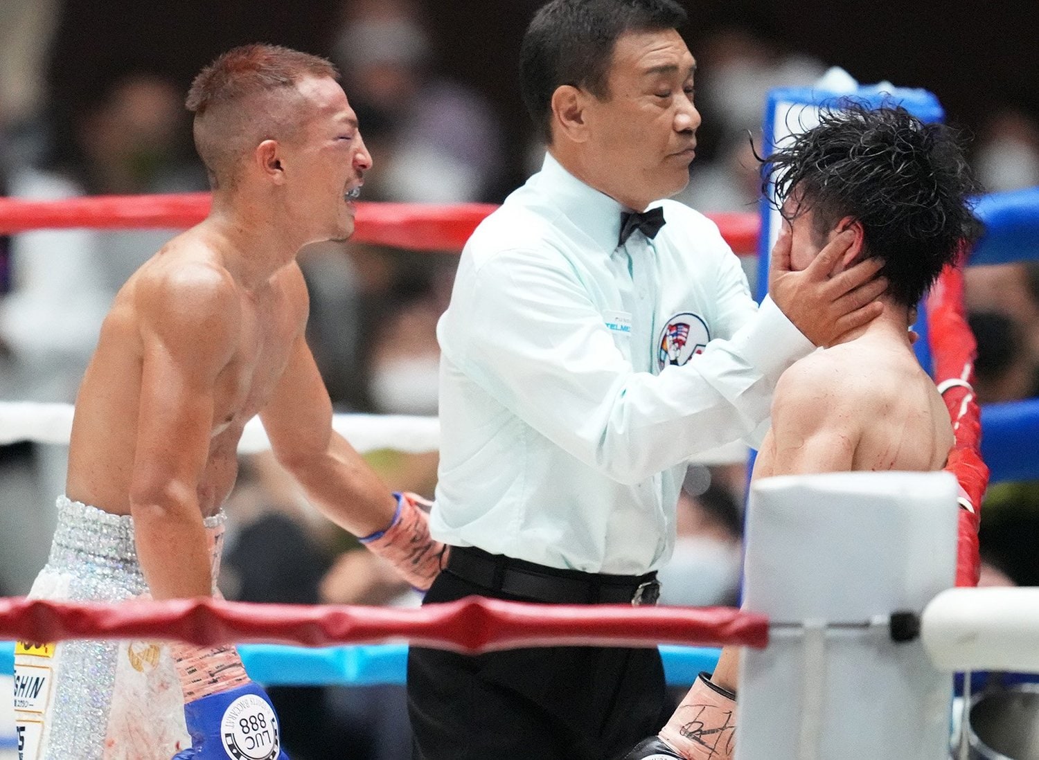 拳四朗はTKO負けでプロ初黒星となった