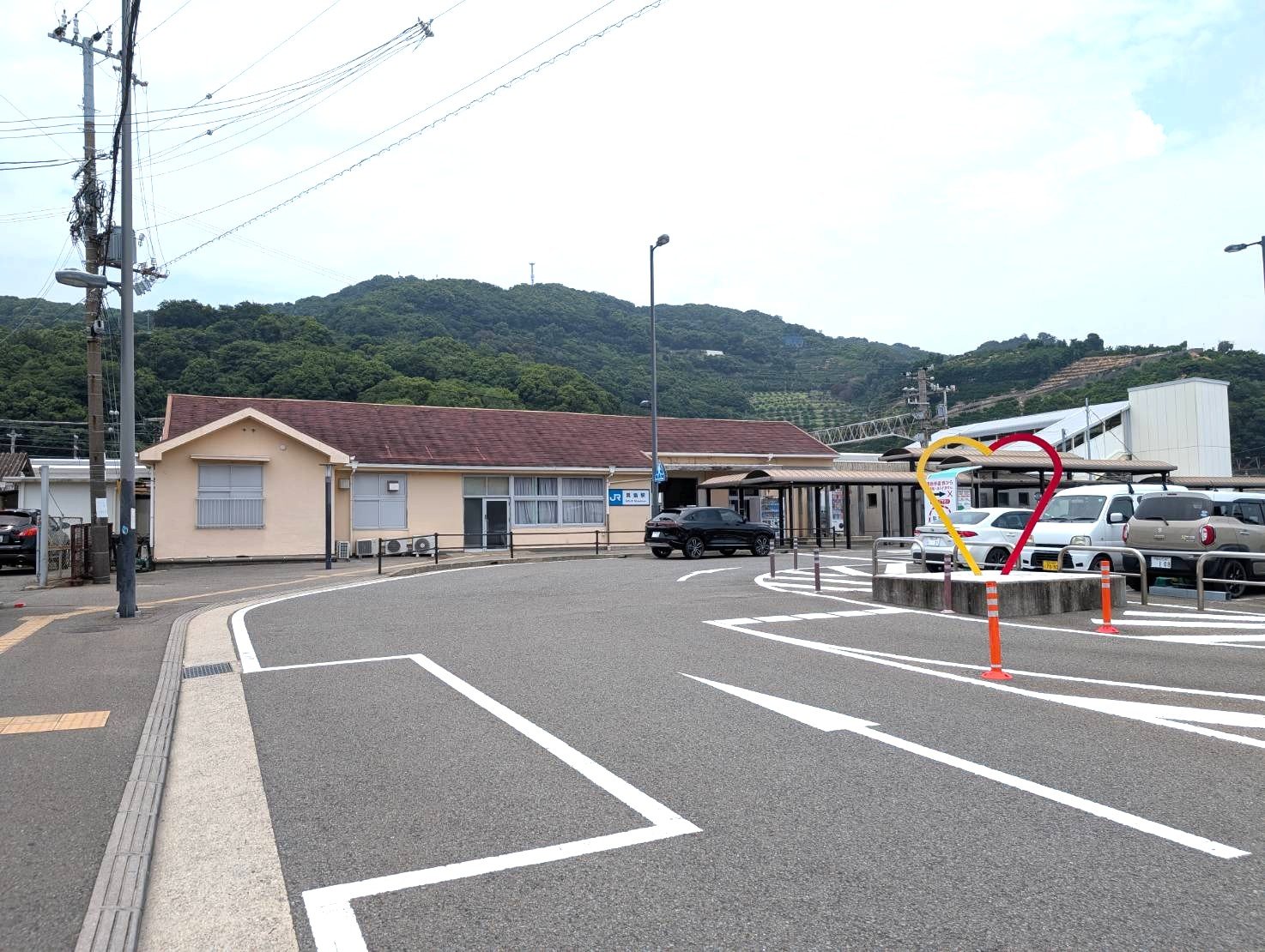 JR箕島駅。箕島高校はここから徒歩10分ほどだ　©NumberWeb