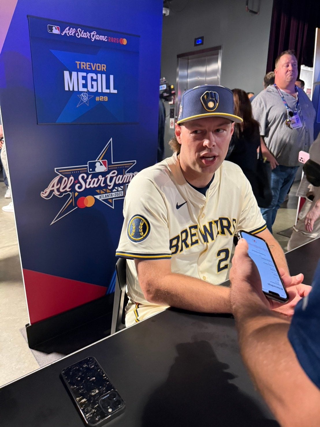 大谷愛を語ったメギル　©Naoyuki Yanagihara