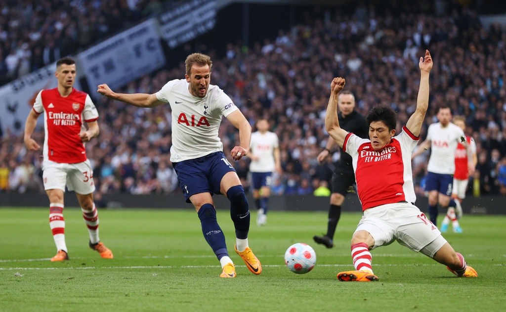 トッテナムとのダービーでケインのシュートをブロック　©Getty Images