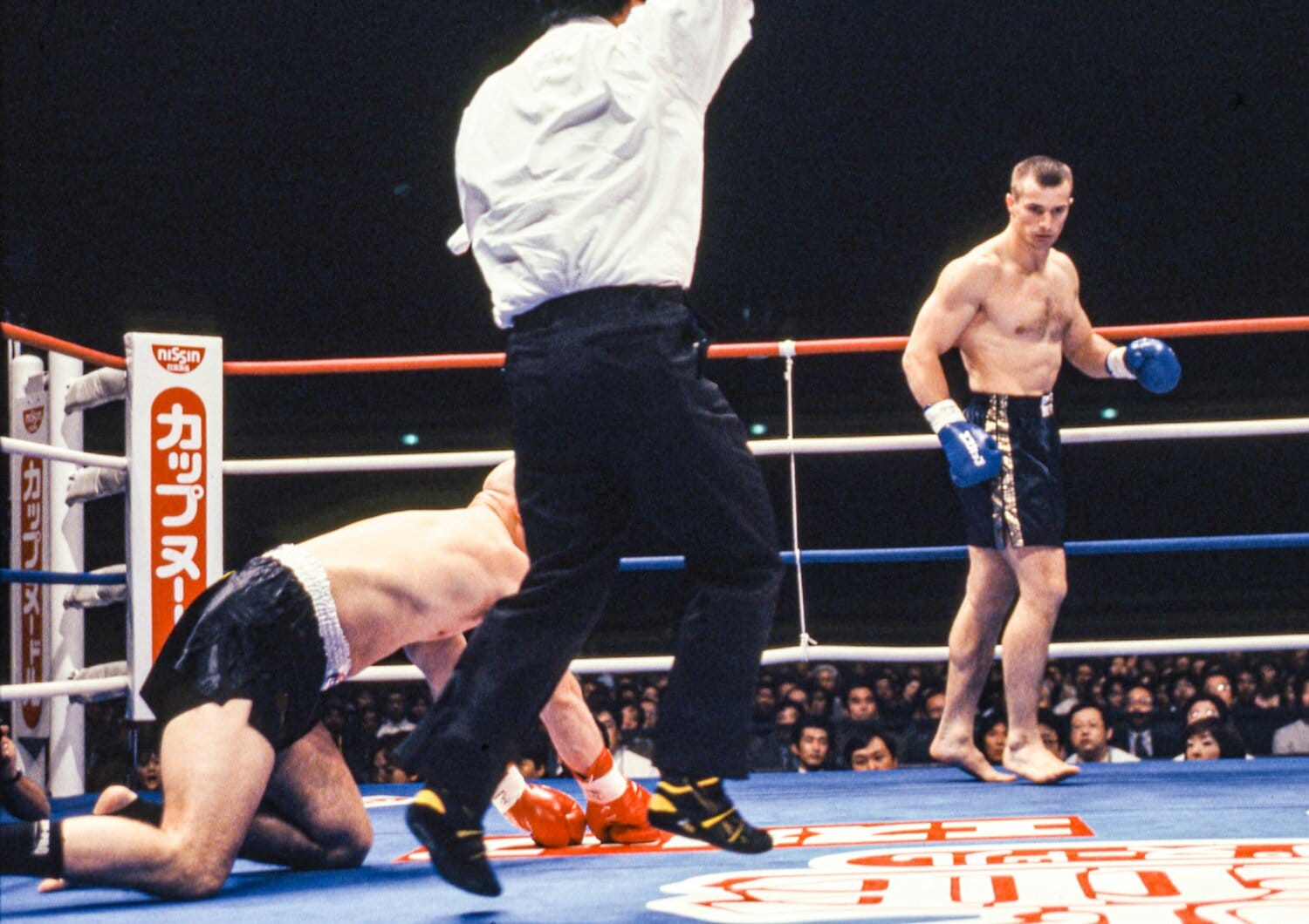 1999年10月、ミルコ・クロコップにKO負け　©Susumu Nagao