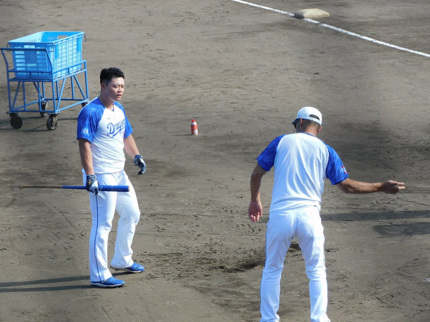 和田コーチの指導を受ける細川　©Haruka Sato