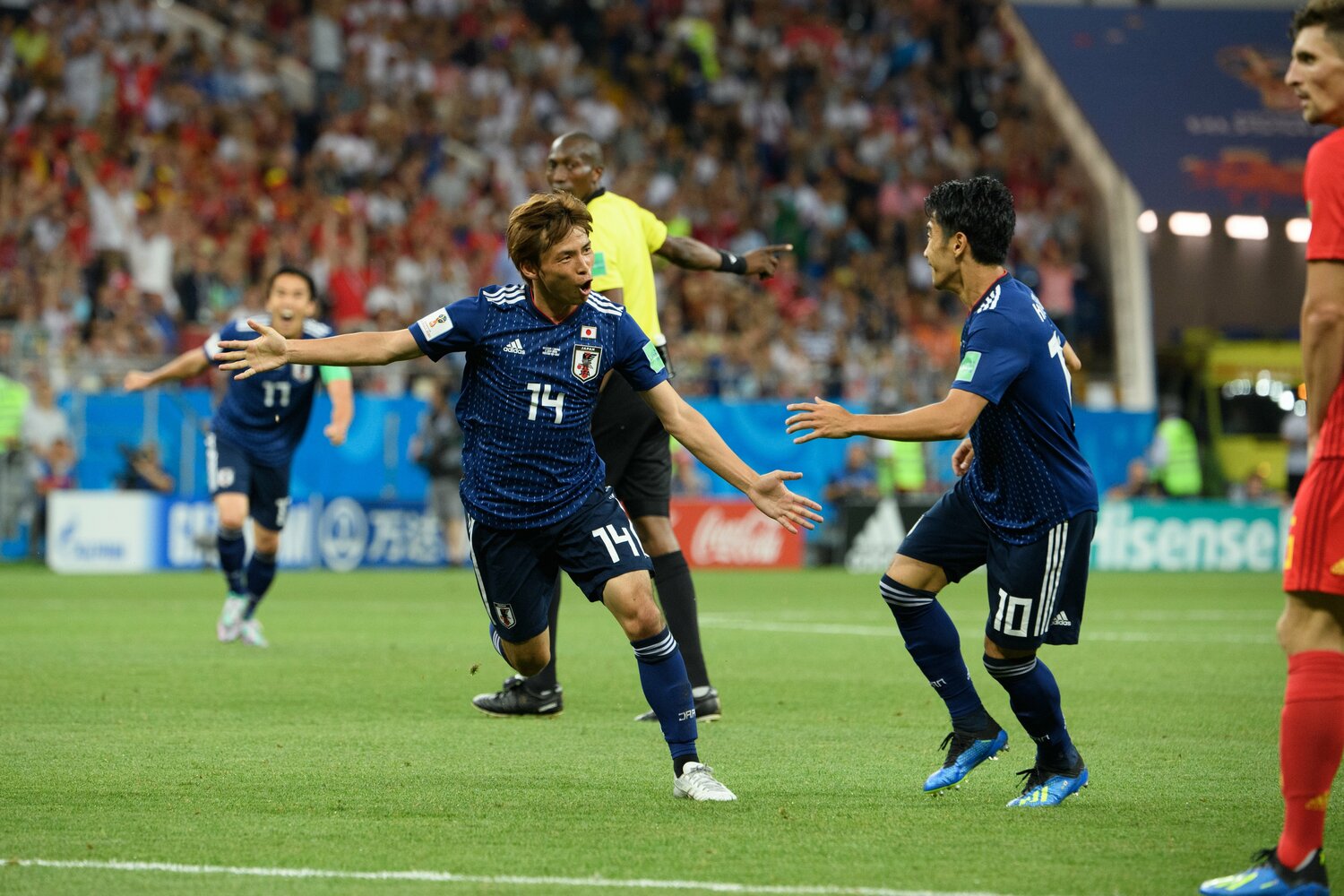 ロシアW杯で大活躍した乾　©Asami Enomoto/JMPA