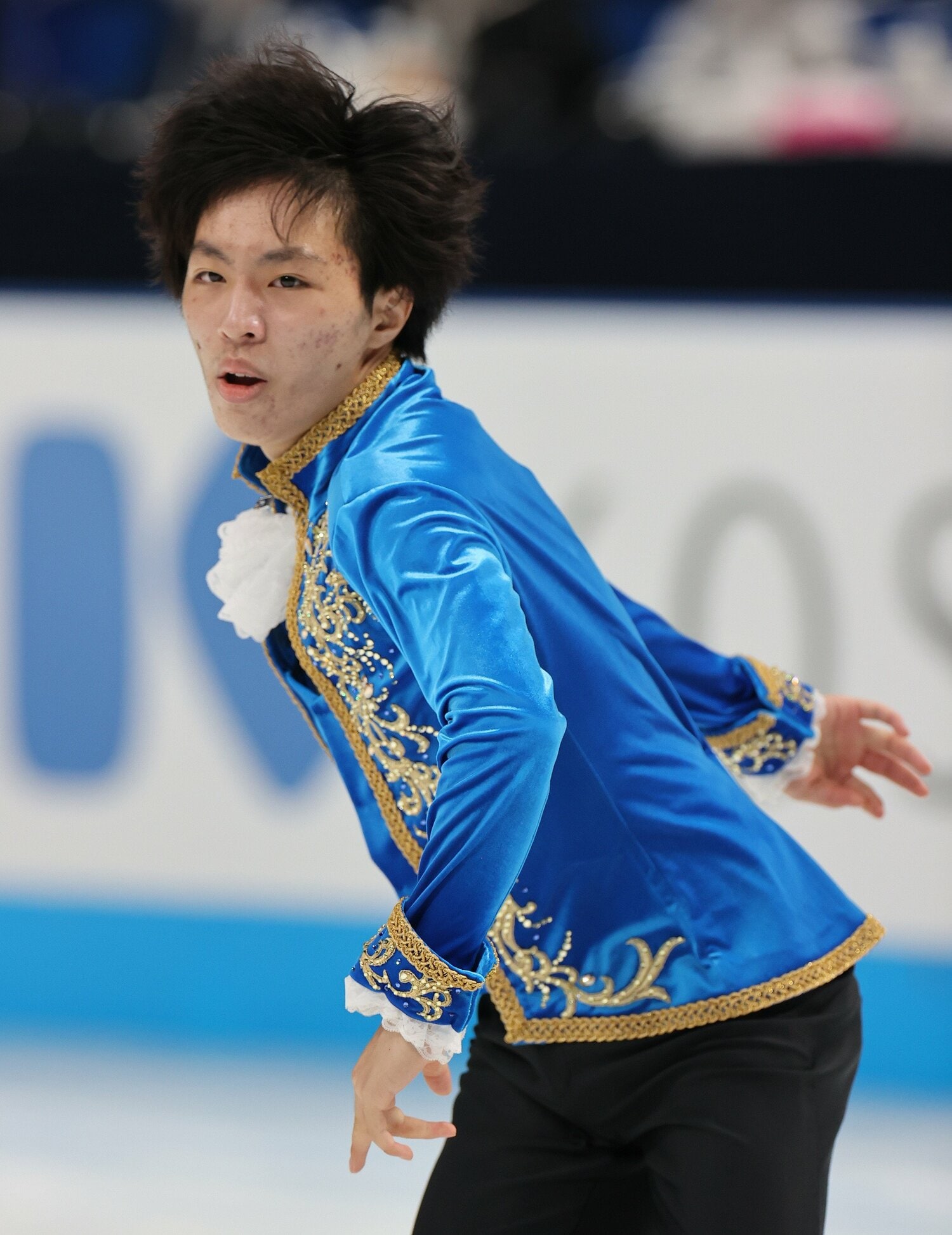 ジャパンオープンで3位となった17歳の三浦佳生　©︎JIJI PRESS