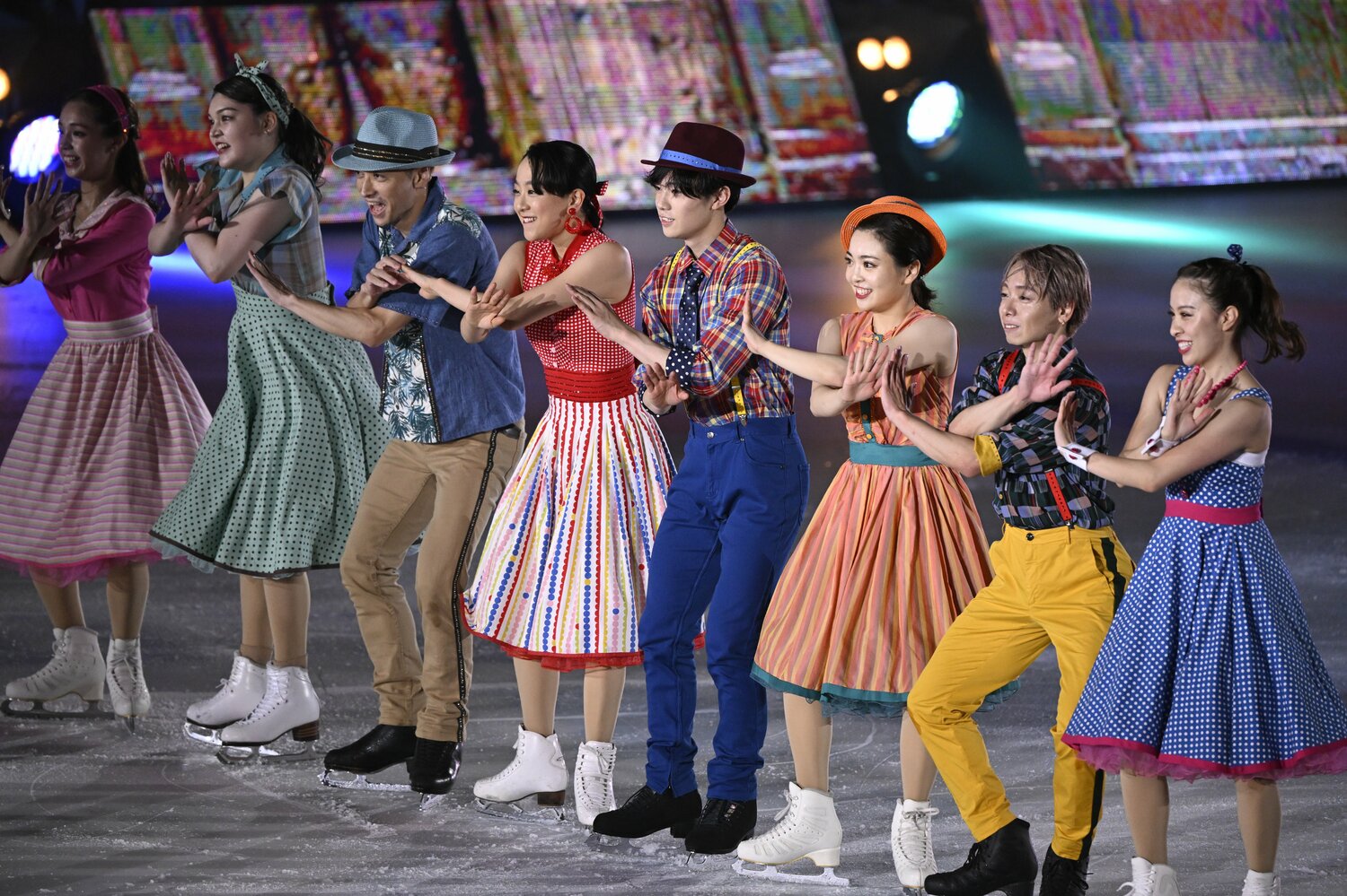 『BEYOND』初公演。左から3番目が田村岳斗さん（2022年9月撮影）©︎Asami Enomoto