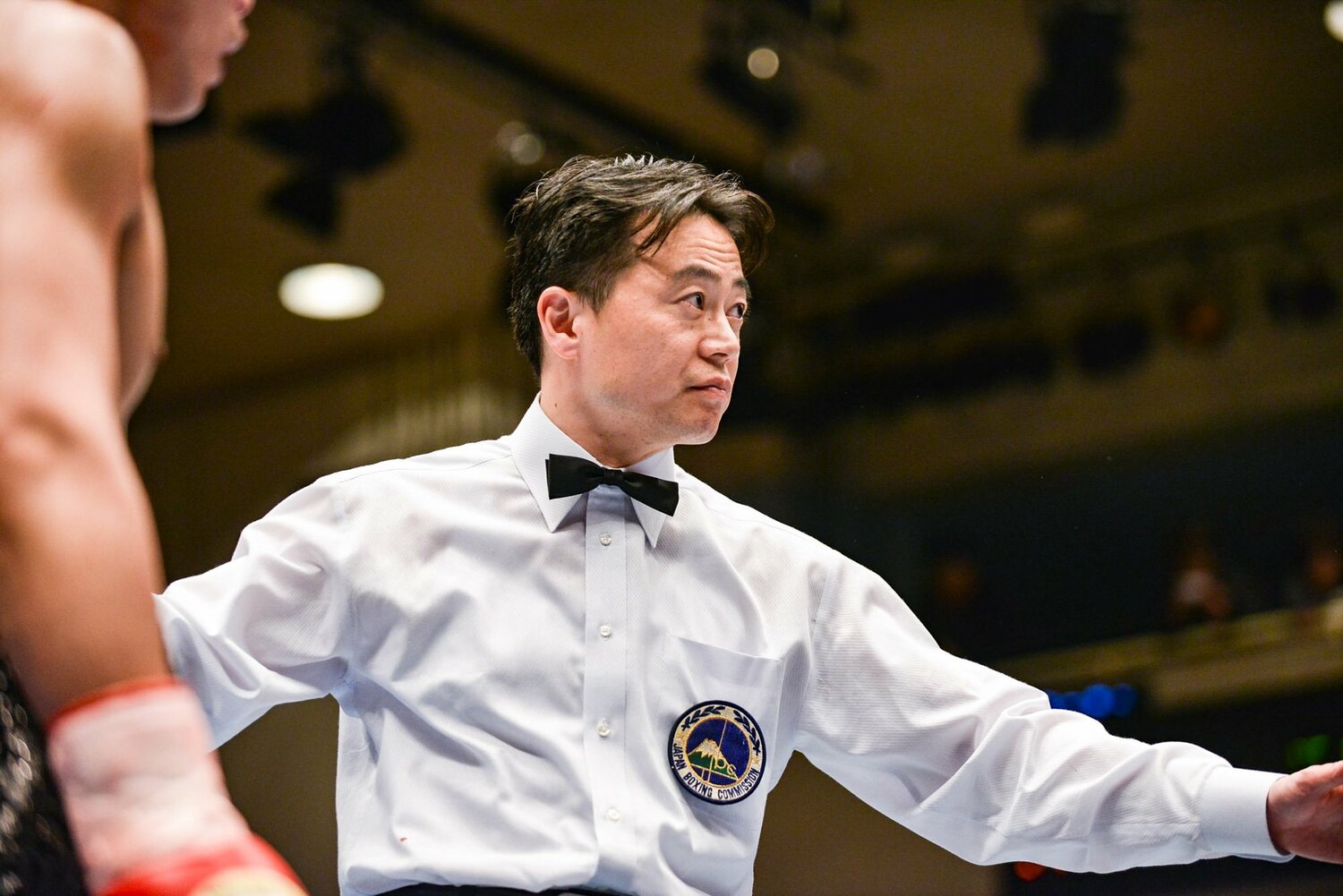 世界的にも高い評価を受ける中村勝彦レフェリー　©Hiroaki Yamaguchi