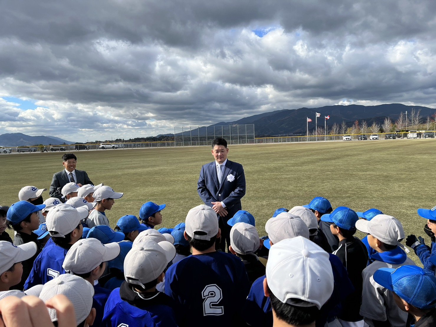 「野球選手になることだけがゴールではない」とも語る筒香　©︎Yasushi Washida